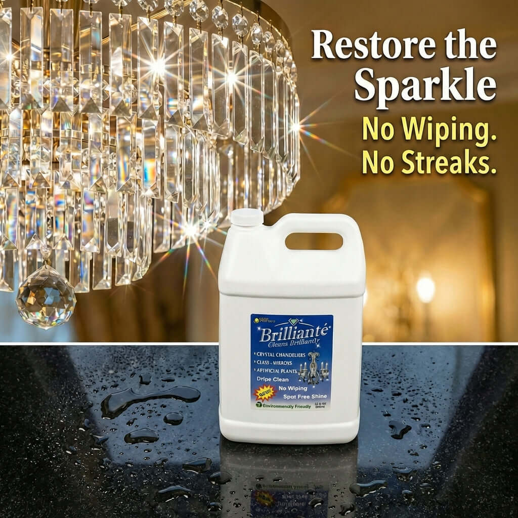 Brilliante Crystal Chandelier Cleaner Gallon Refill 128oz