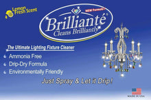 Load image into Gallery viewer, Brillianté Crystal Cleaner Spray Bottle, label