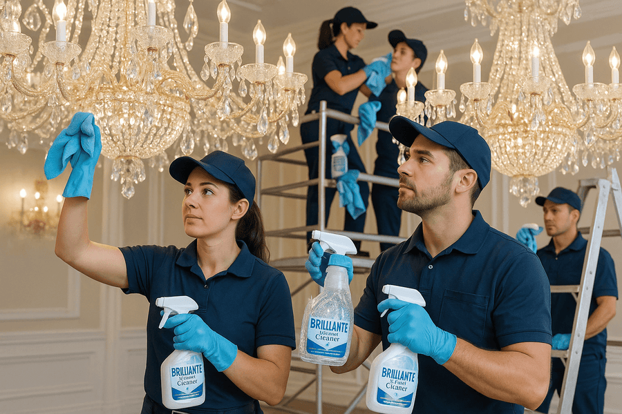 Brilliante Chandelier Cleaner Drip Dry Spray No Wipe