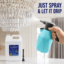 Load image into Gallery viewer, Brilliante gallon refill and electric powered sprayer with drip-dry no-wipe formula
