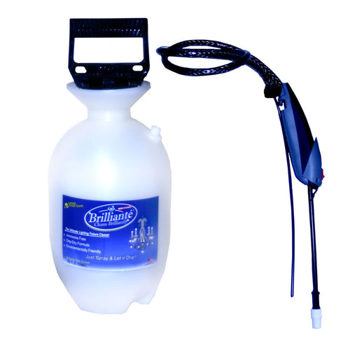 brillianté crystal cleaner gallon tank sprayer 128oz